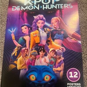 Netflix K-Pop Demon Hunters Poster - Vibrant Colors